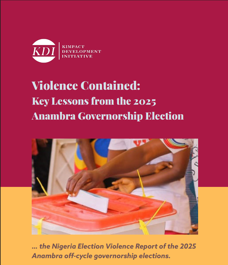 Violence Contained: Key Lessons from the 2023 Anambra Governorship Election